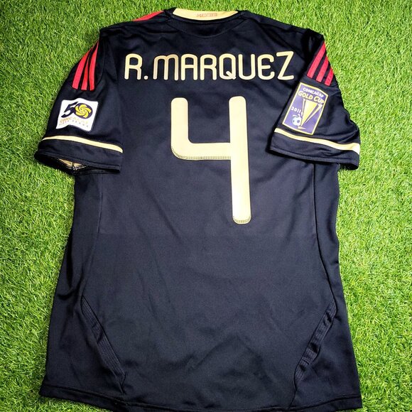 Marquez Mexico 2011 GOLD CUP FINAL Soccer Away Jersey Shirt M SKU# V31526 - Picture 2 of 9